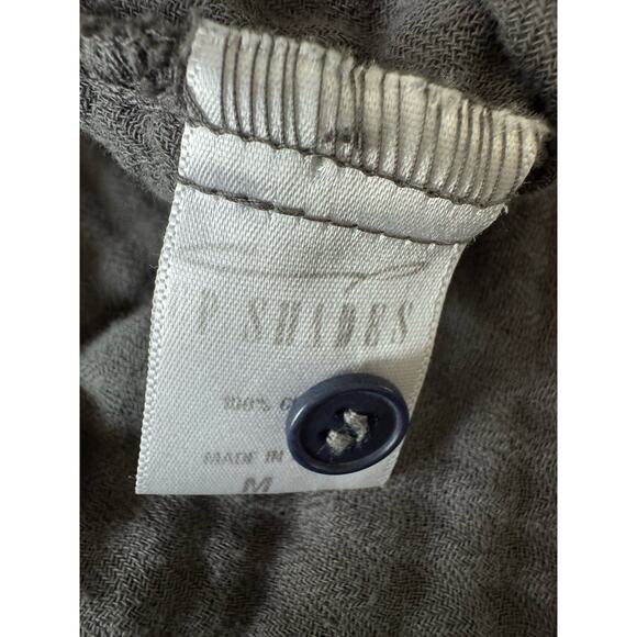 CP Shades Shirt Womens Medium Gauze Plaid Relaxed Long Sleeve Button Up Barn - Picture 7 of 9